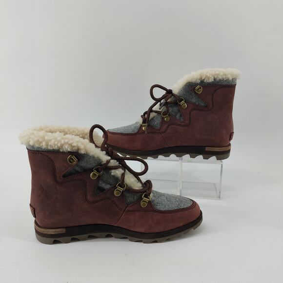 Sorel Womens Sneakchic Alpine Waterproof Booties Boots Size 8M - Picture 4 of 16